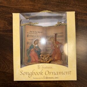 Fontanini Songbook Ornament Joy To The World Holy Family By Roman Inc. 2004